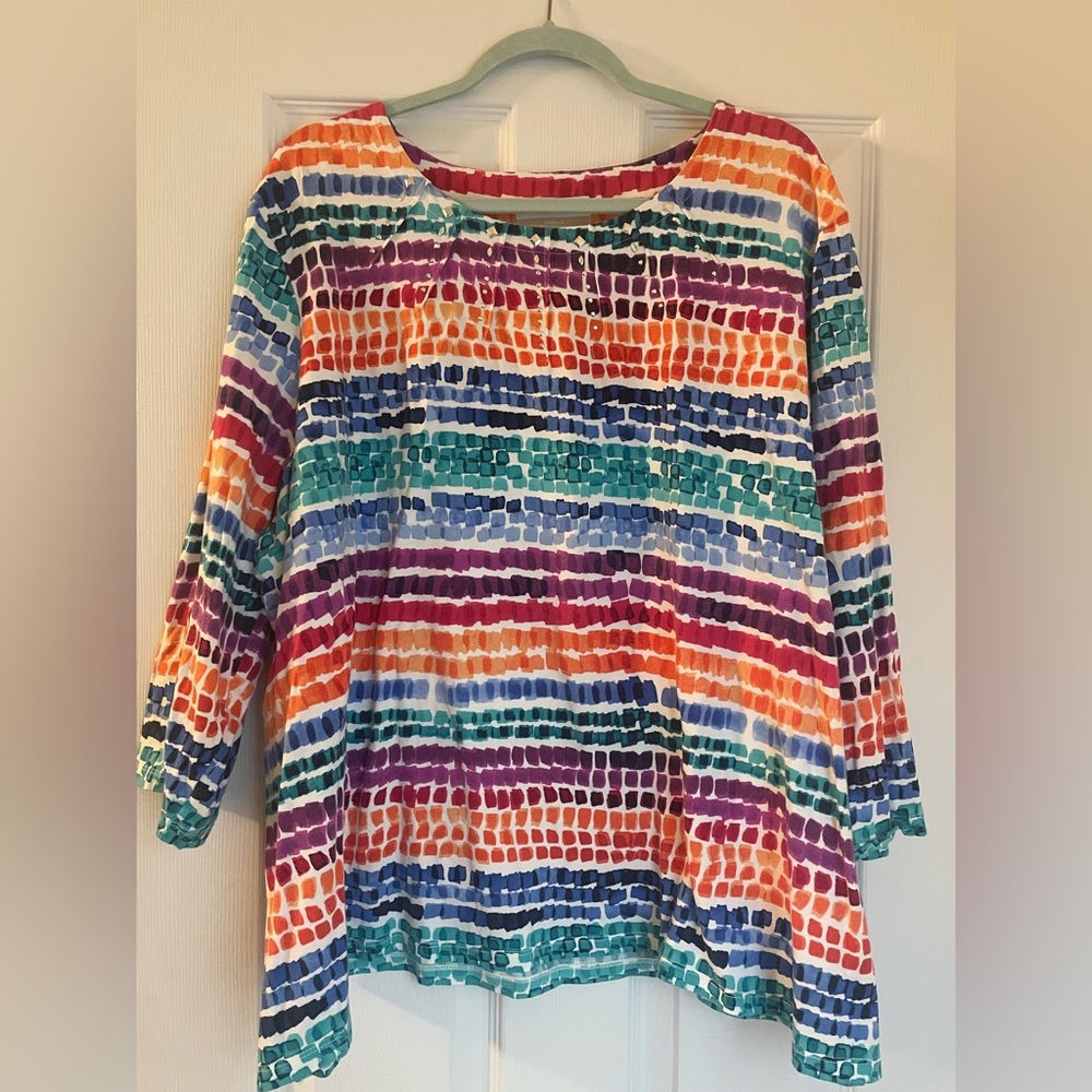 Printed multicolor blouse